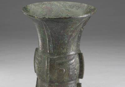 图片[2]-Zun wine vessel with animal-mask pattern, late Shang to Western Zhou period, c. 11th century BCE-China Archive